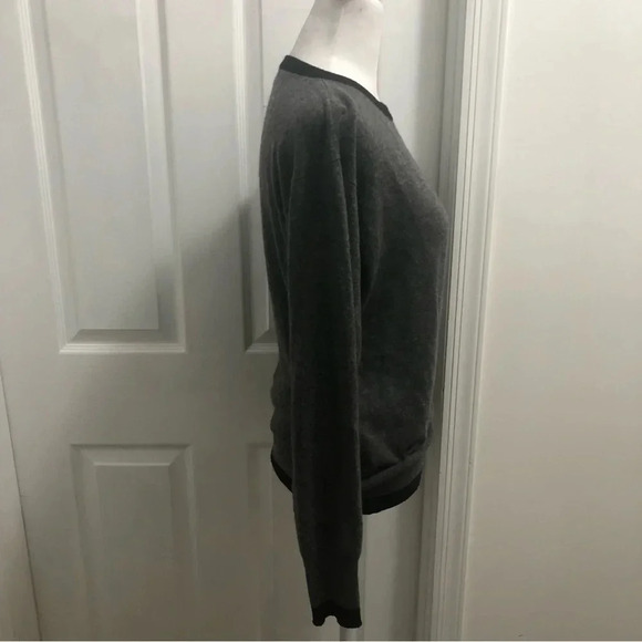 Gloria Sachs 100% Cashmere Vintage Button Crewneck Sweater Medium - Picture 2 of 9